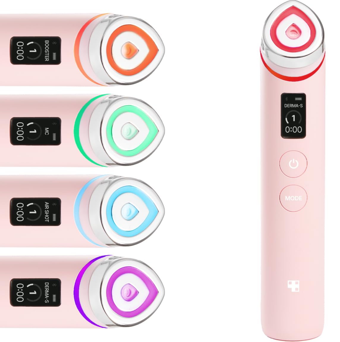 Medicube AGE-R Booster Pro appareil visage rose 6-en-1 glow