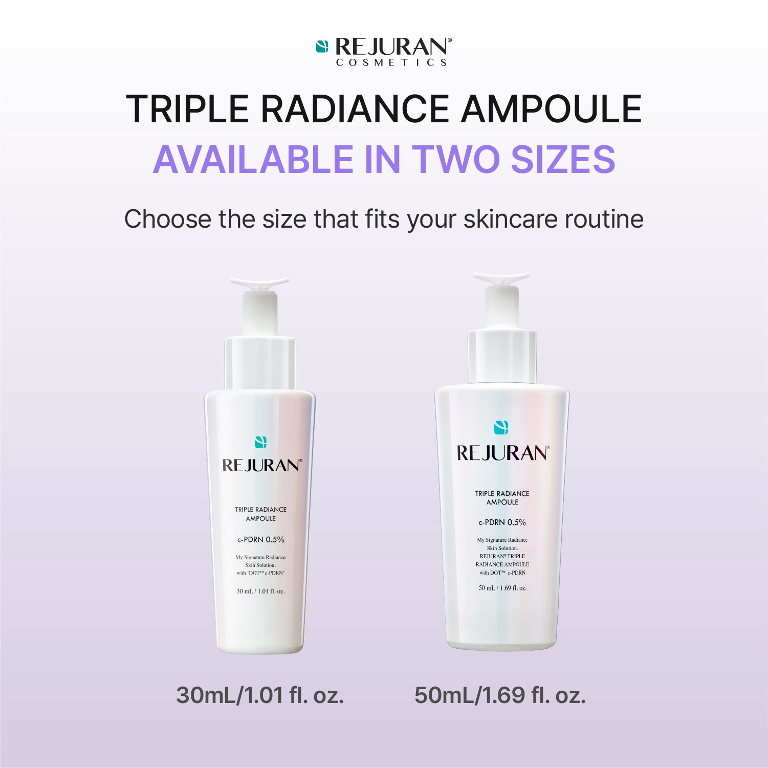 Rejuran Triple Radiance Ampoule sérum éclat 30 ml