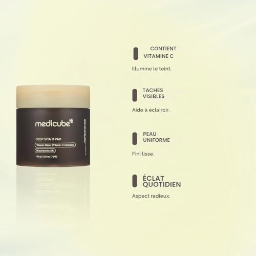 Medicube Deep Vita C Pad disques éclat vitamine C x70 taches